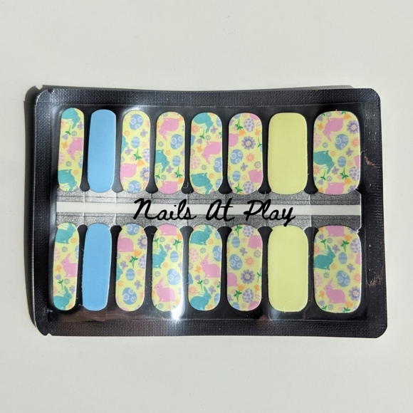 5 for $15 Nail Wraps- Easter Bunny - Picture 2 of 5